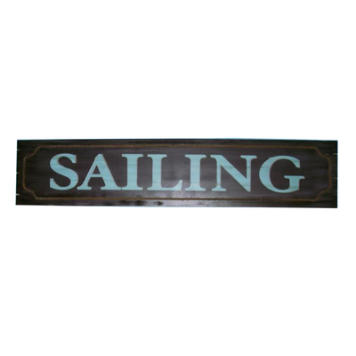 Wooden Sailing Wall Plaque 48quot; Wooden Sailing Wall Plaque 48