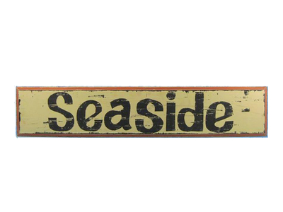 Wooden Seaside Nautical Plaque 36