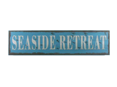 Wooden Seaside Retreat Beach Life Sign 24quot; Wooden Seaside Retreat Beach Life Sign 24