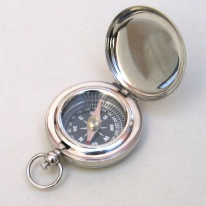 Chrome Dalvey Style Compass model ship