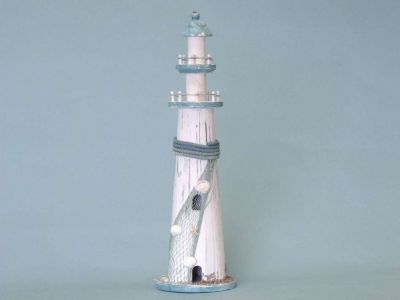 Dolphin Wooden Lighthouse 19quot; Dolphin Wooden Lighthouse 19