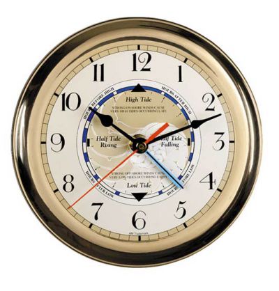 Brass Tide Clock 6.75