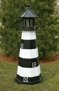 Cape Canaveral Electric Painted Wooden Lighthouse 96 Cape Canaveral Electric Painted Wooden Lighthouse 96