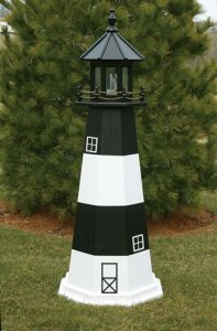 Fire Island Electric Painted Wooden Lighthouse 96 Fire Island Electric Painted Wooden Lighthouse 96