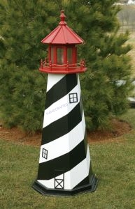 St. Augustine Electric Painted Wooden Lighthouse 144 St. Augustine Electric Painted Wooden Lighthouse 144