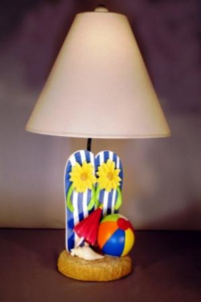 Beach Flipflop Electric Lamp 24