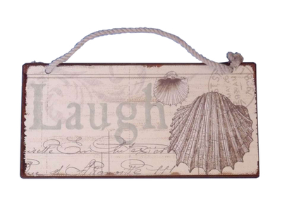 Tin Laugh Sign 8quot; Tin Laugh Sign 8