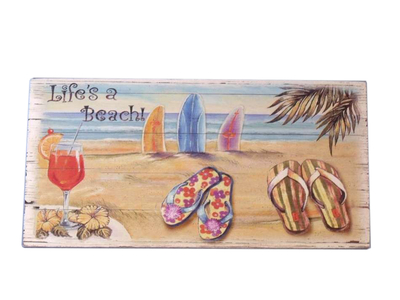 Wooden Lifes a Beach Sign 10 Wooden Lifes a Beach Sign 10