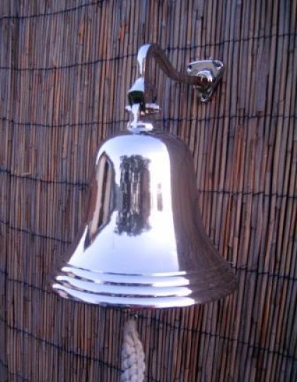 Chrome Bell 10 model ship