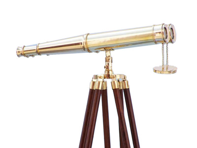 Floor Standing Admirals Solid Brass Binoculars 62quot; Floor Standing Admirals Solid Brass Binoculars 62