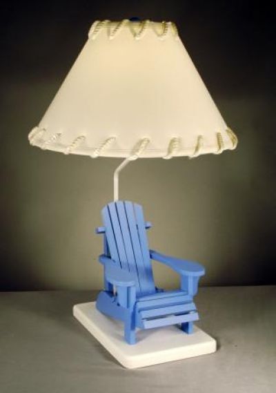 Blue Beach Chair Electric Lamp 29