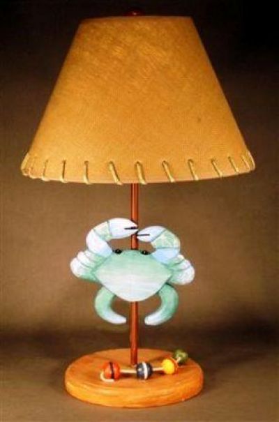 Blue Crab Electric Lamp 22 Blue Crab Electric Lamp 22