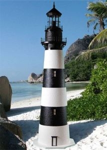 Bodie Island Stucco Electric Lawn Lighthouse 48 Bodie Island Stucco Electric Lawn Lighthouse 48