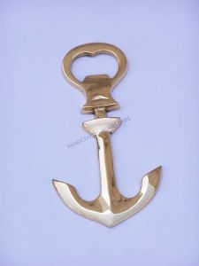 Brass Ship Anchor Bottle Opener