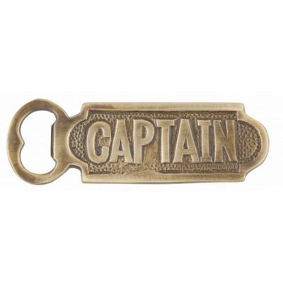 Solid Brass Captain Bottle Opener 5quot; Solid Brass Captain Bottle Opener 5