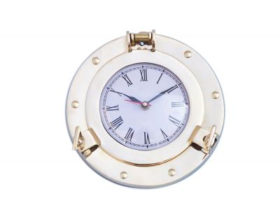 Brass Porthole Clock 8 Brass Porthole Clock 8