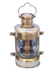 Solid Brass Masthead Electric Lamp 14