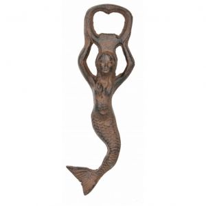 Iron Rustic Mermaid Bottle Opener 7quot; Iron Rustic Mermaid Bottle Opener 7