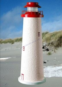 Cape May Stucco Solar Landscape Lighthouse 24 Cape May Stucco Solar Landscape Lighthouse 24