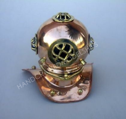Copper Divers Helmet, Mark Five 18 model ship