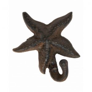 Rustic Iron Starfish Key Hook 5