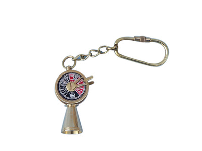 Solid Brass Titanic Engine Telegraph Keyring 5quot; Solid Brass Titanic Engine Telegraph Keyring 5