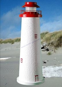 Marblehead Stucco Electric Landscape Lighthouse 24quot; Marblehead Stucco Electric Landscape Lighthouse 24