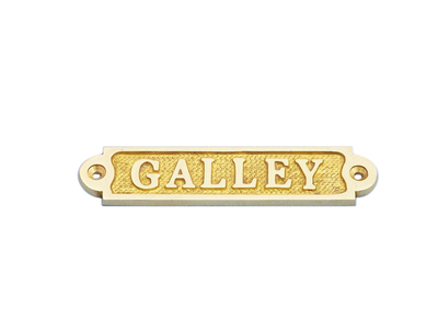 Solid Brass Galley Sign 5quot; Solid Brass Galley Sign 5
