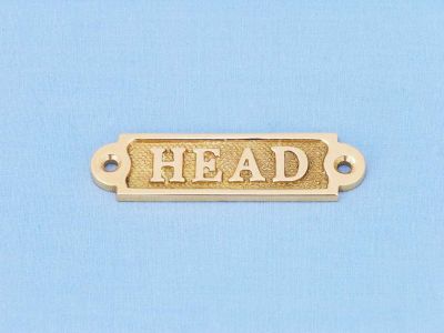 Brass Head Sign 5quot; Brass Head Sign 5