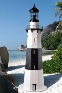 Montauk Stucco Electric Lawn Lighthouse 60 Montauk Stucco Electric Lawn Lighthouse 60