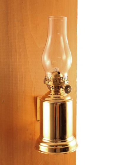 Brass Tavern Mug Oil Lamp 14