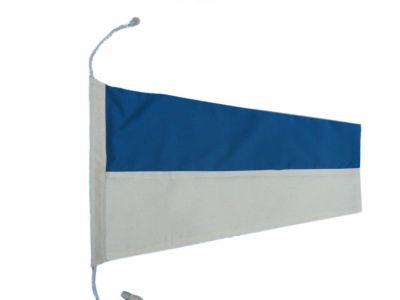 Number 6 - Nautical Cloth Signal Pennant - 20quot; Number 6 - Nautical Cloth Signal Pennant - 20