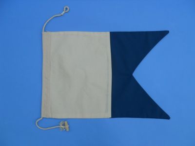 Letter A Cloth Nautical Alphabet Flag - 20quot; Letter A Cloth Nautical Alphabet Flag - 20