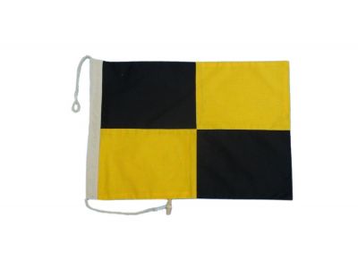 Letter L Cloth Nautical Alphabet Flag - 20quot; Letter L Cloth Nautical Alphabet Flag - 20