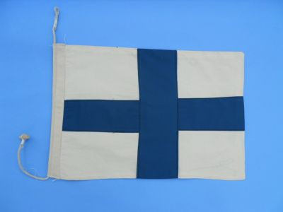 Letter X Cloth Nautical Alphabet Flag - 20
