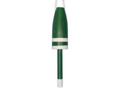 Wooden Dark Green Southern Rock Lobster Trap Buoy 15