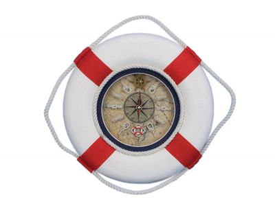 Red Lifering Clock 12quot; Red Lifering Clock 12