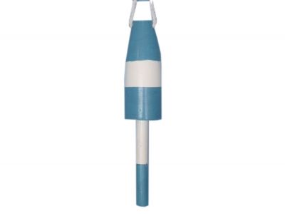 Wooden Light Blue Cape Rock Lobster Trap Buoy 15quot; Wooden Light Blue Cape Rock Lobster Trap Buoy 15