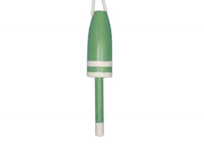 Wooden Light Green Southern Rock Lobster Trap Buoy 15quot; Wooden Light Green Southern Rock Lobster Trap Buoy 15