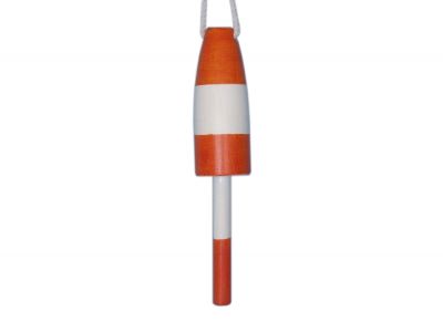 Wooden Orange Cape Rock Lobster Trap Buoy 15quot; Wooden Orange Cape Rock Lobster Trap Buoy 15