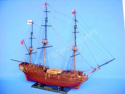 HMS Pandora model ship