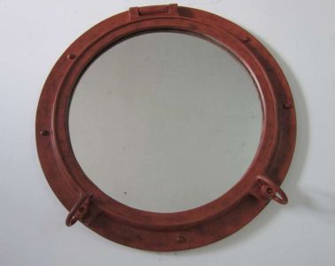 Rusted Iron Porthole Window 24