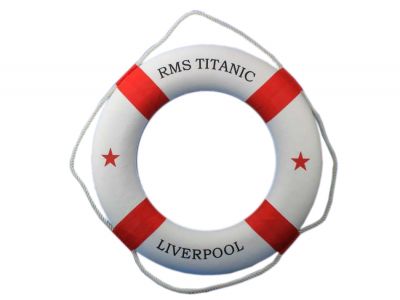 RMS Titanic Lifering 30 - Red