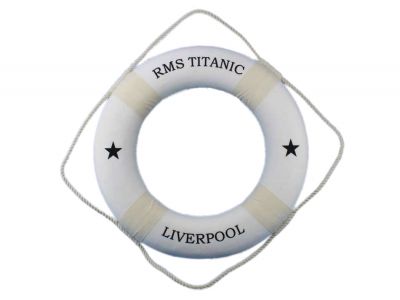 RMS Titanic Lifering 20 - White