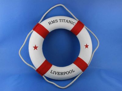 RMS Titanic Lifering 20 - Red
