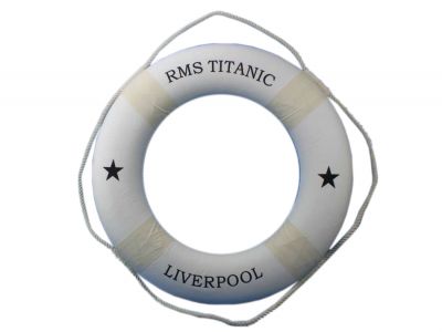 RMS Titanic Lifering 30 - White