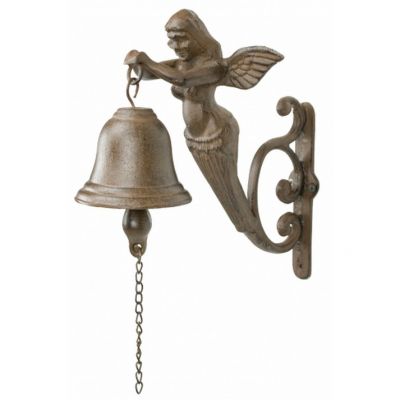 Iron Rustic Figure Head Bell 10