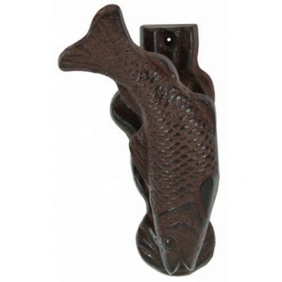 Rustic Iron Fish Door Knocker 6