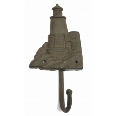 Rustic Iron Lighthouse Key Hook 10quot; Rustic Iron Lighthouse Key Hook 10