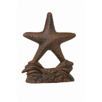 Rustic Iron Starfish Door Stop 9quot; Rustic Iron Starfish Door Stop 9